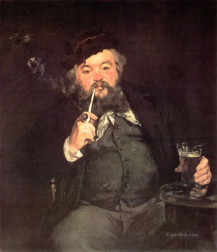Le Bon Bock Un buen vaso de cerveza Realismo Impresionismo Edouard Manet Pinturas al óleo